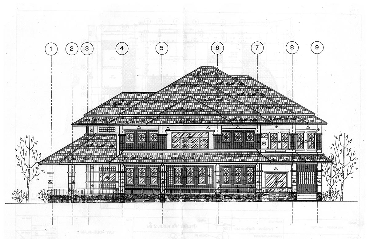 Satuk Buriram Architect House Plan front view